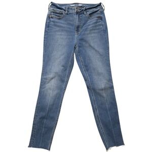 Old Navy Extra High Rise Rockstar Super Skinny Stretch Jeans Sz 6 27" Inseam